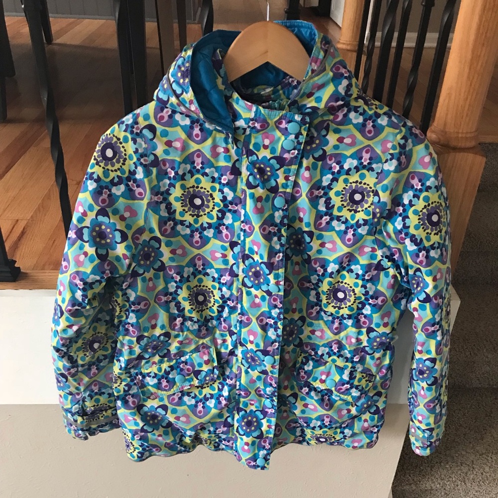 Hanna Andersson floral winter coat 140